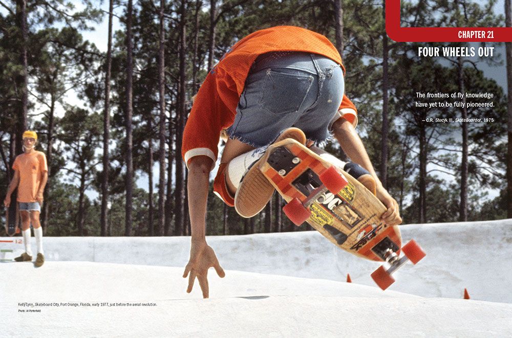 Chapter 21: "Four Wheels Out." Photo of Kelly Lynn at Skateboard City in Port Orange, Florida, by Al Porterfield