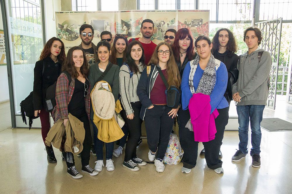 Visita de la Escuela de Arte de Cádiz